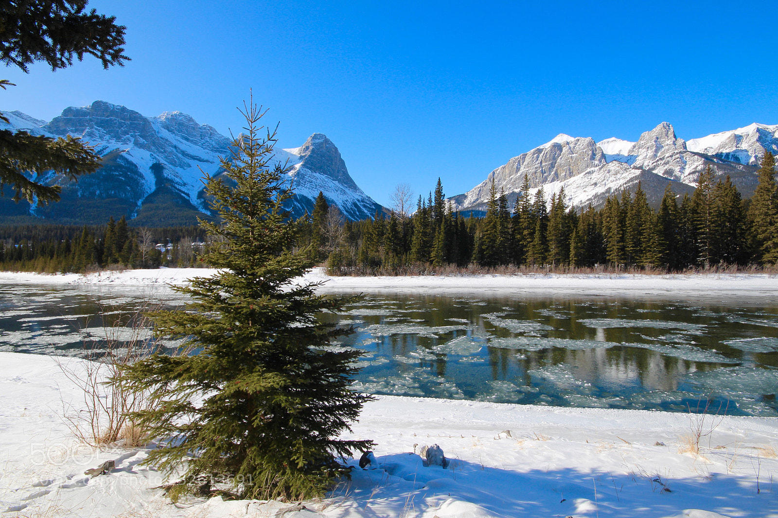 Canon EOS 700D (EOS Rebel T5i / EOS Kiss X7i) sample photo. Canmore morning photography
