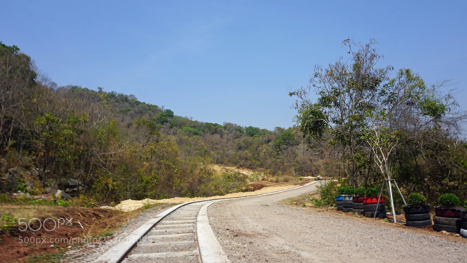 Sony a6000 sample photo. Battambang bamboo train photography