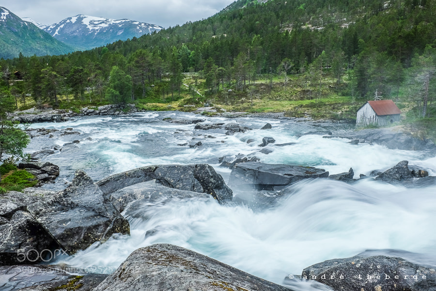 Fujifilm X100S sample photo. Norway likholefossen photography