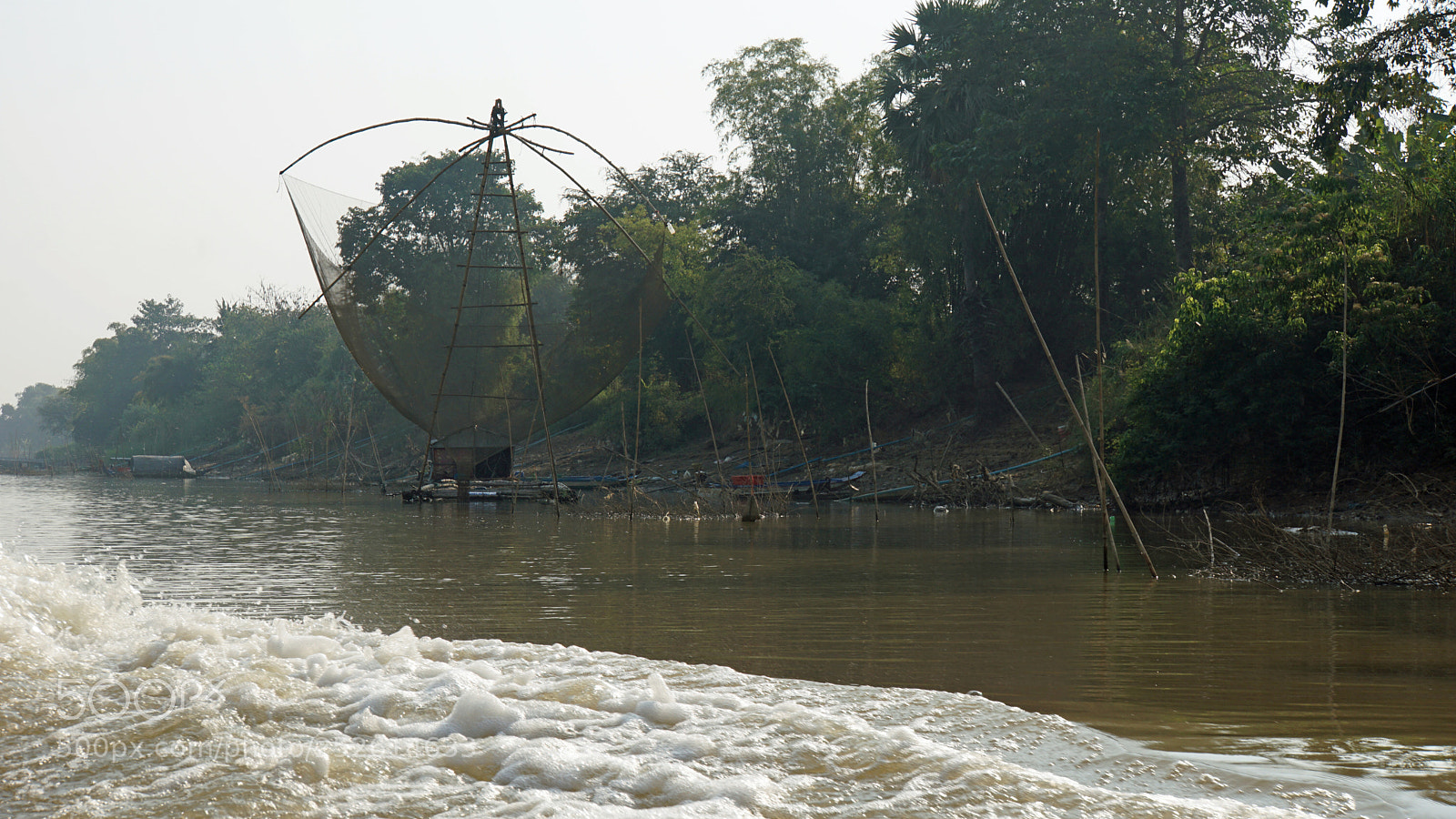 Sony a6000 sample photo. Tonle sap shrimp farms photography