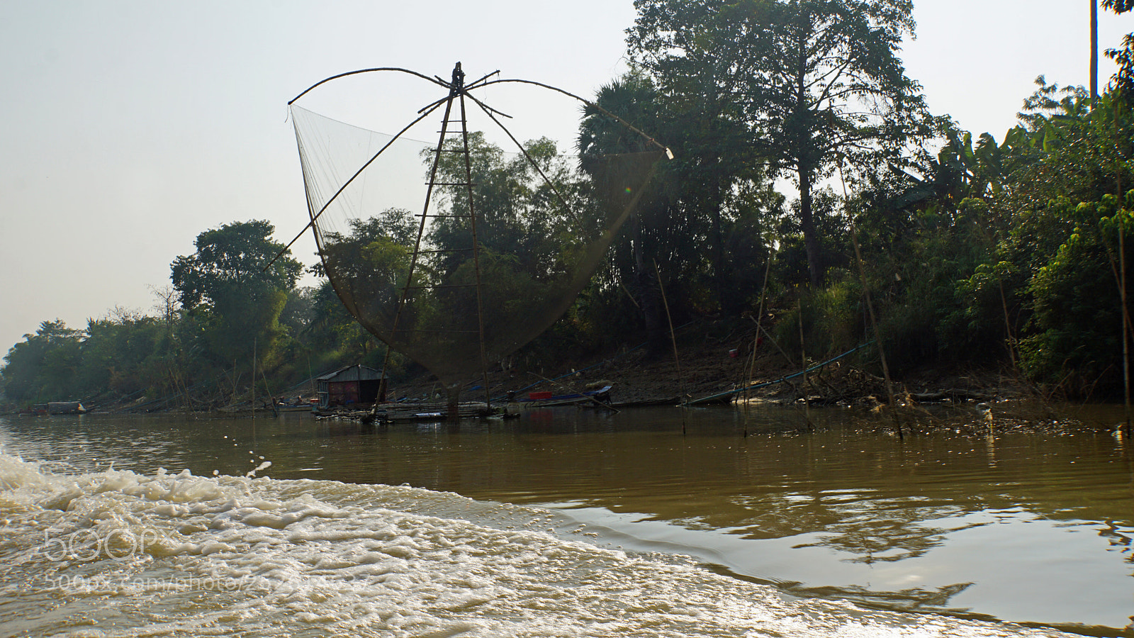 Sony a6000 sample photo. Tonle sap shrimp farms photography