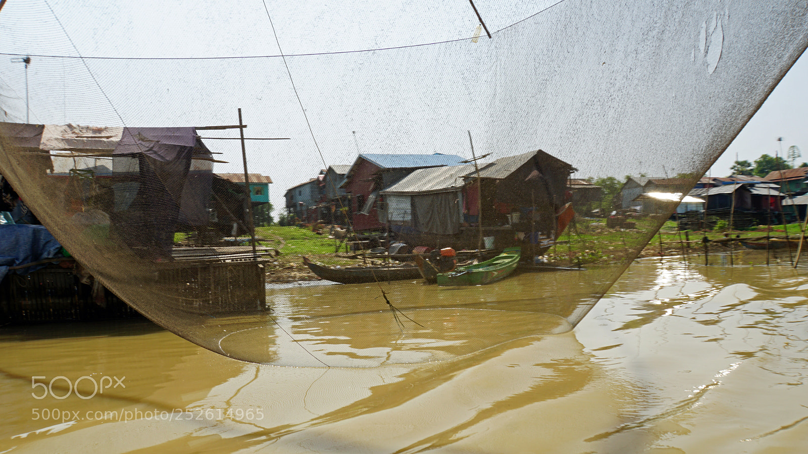 Sony a6000 sample photo. Tonle sap shrimp farms photography