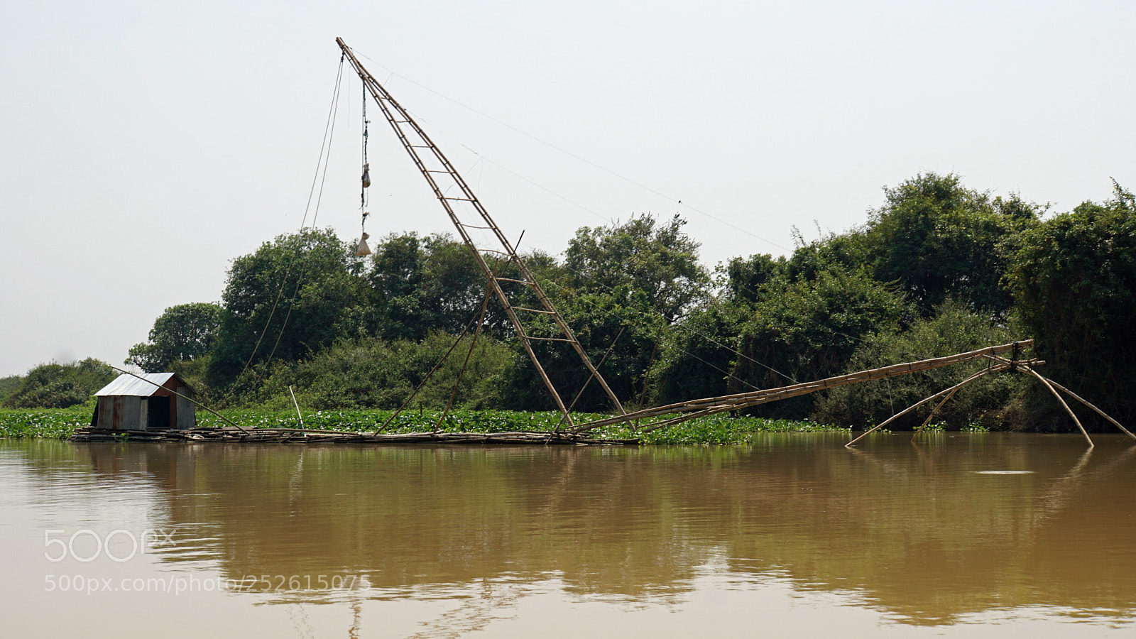 Sony a6000 sample photo. Tonle sap shrimp farms photography