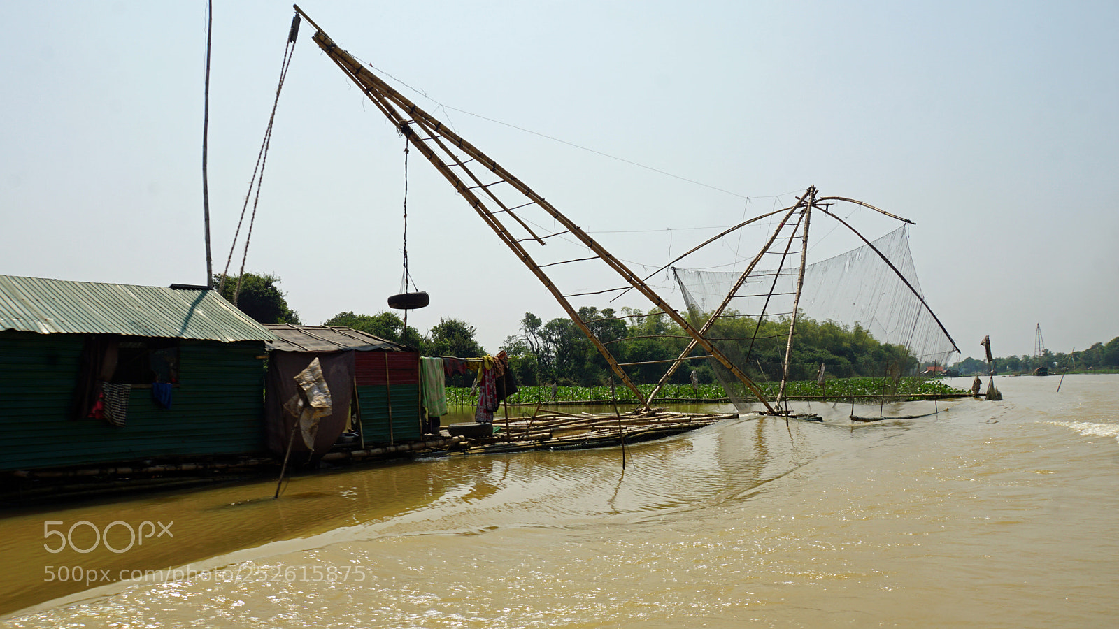 Sony a6000 sample photo. Tonle sap shrimp farms photography