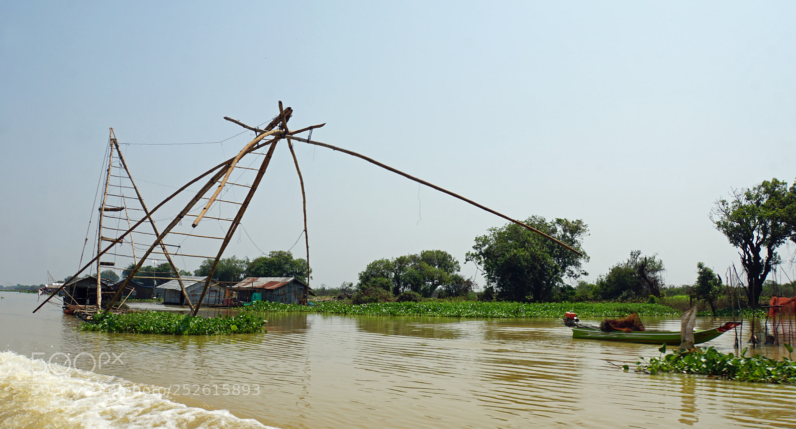 Sony a6000 sample photo. Tonle sap shrimp farms photography