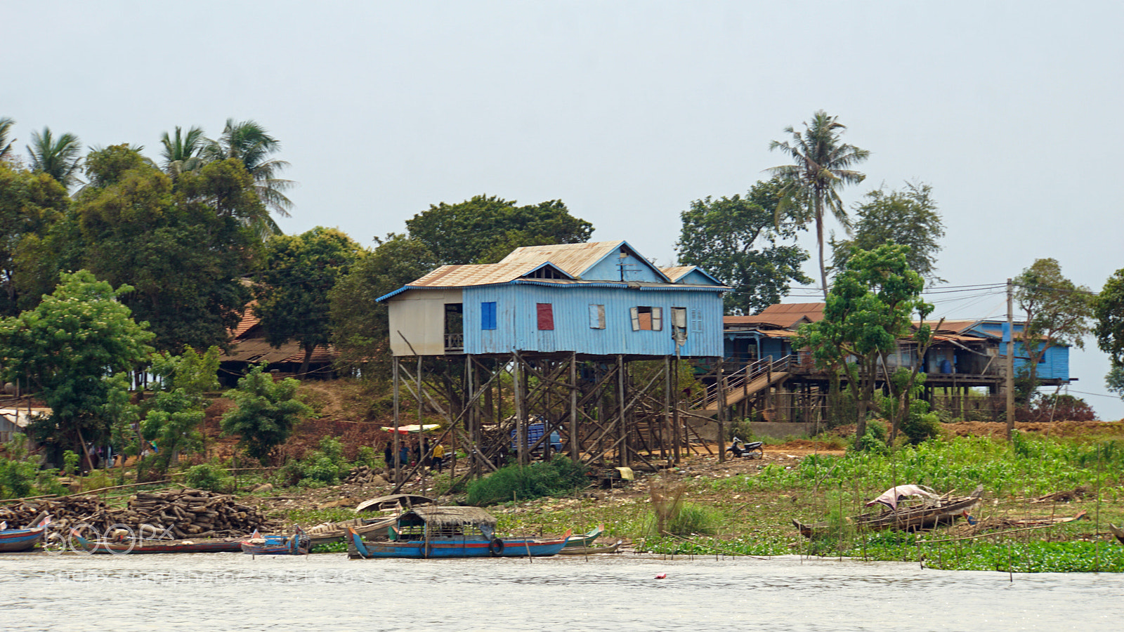 Sony a6000 sample photo. Fisherman village at tonle photography