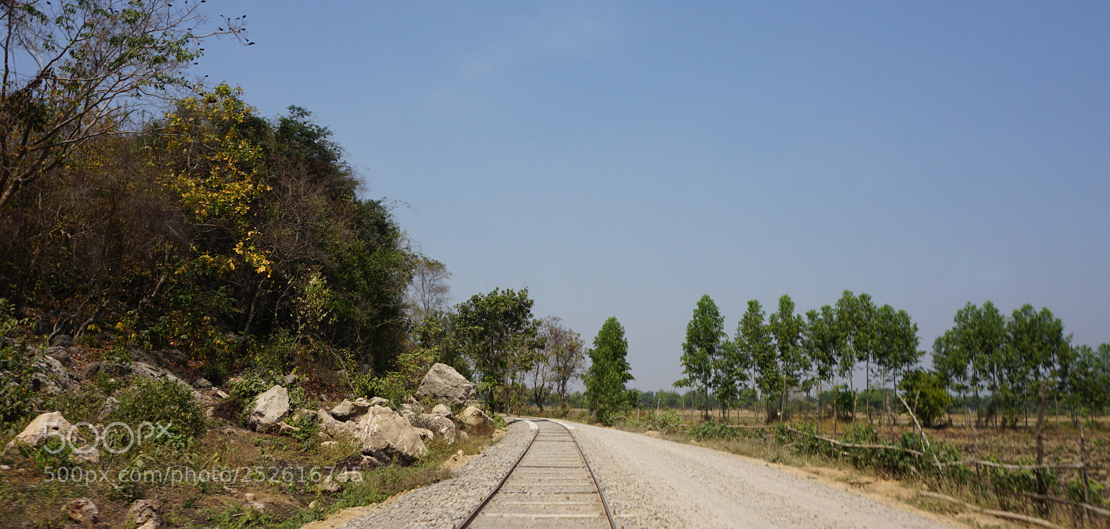 Sony a6000 sample photo. Battambang bamboo train photography