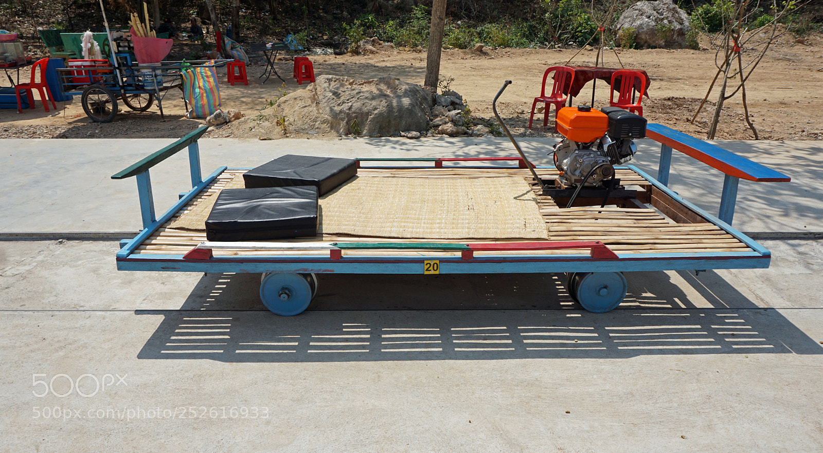 Sony a6000 sample photo. Battambang bamboo train photography