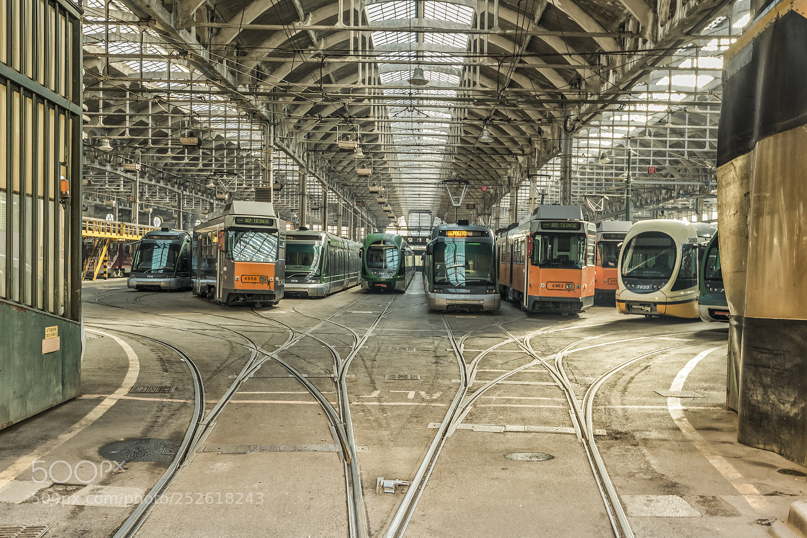 Nikon D600 sample photo. Tram deport photography