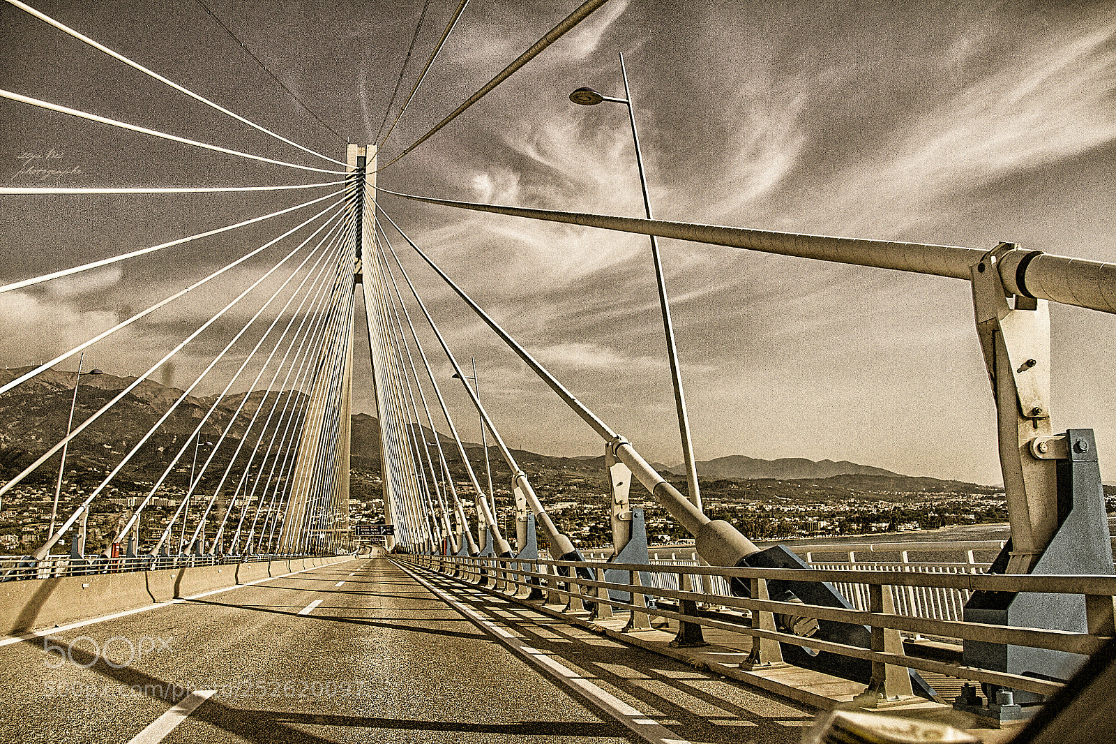 Canon EOS 7D sample photo. Greece rio–antirrio bridge photography