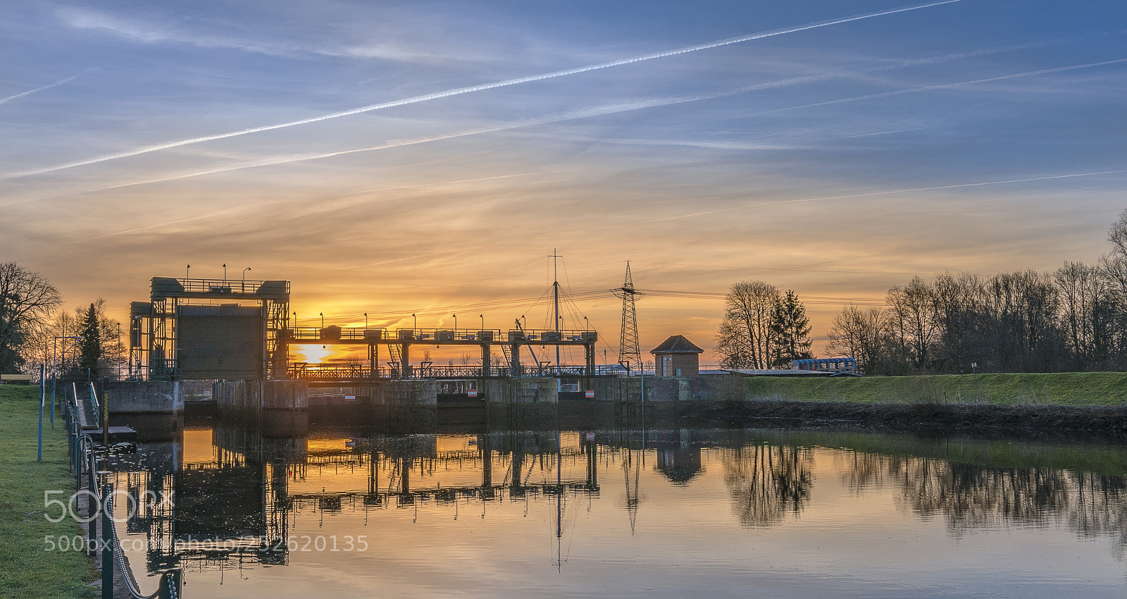 Sony a7R II sample photo. Ritterhude schleuse photography