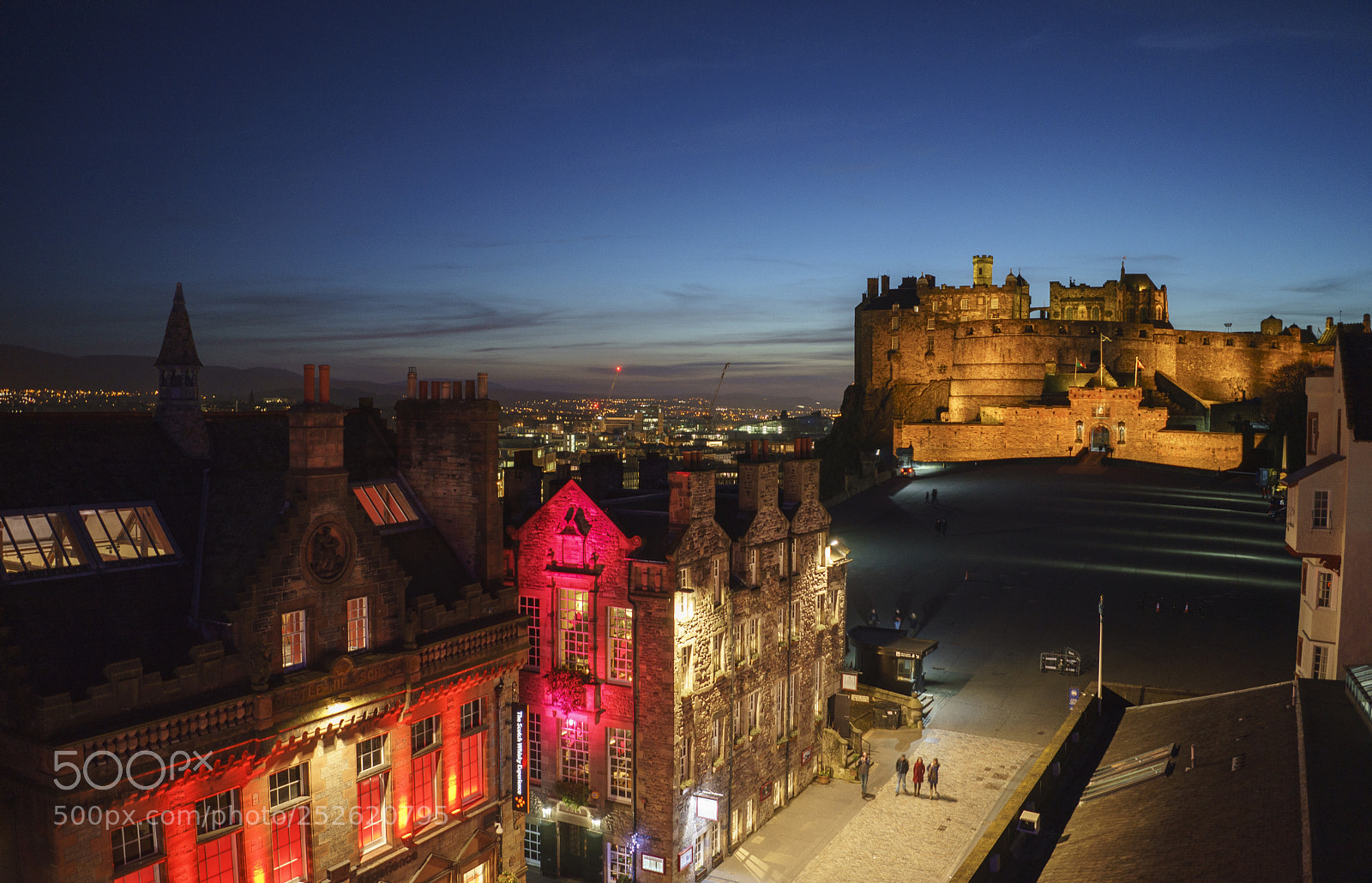 Sony a7 sample photo. Edinburgh castle photography