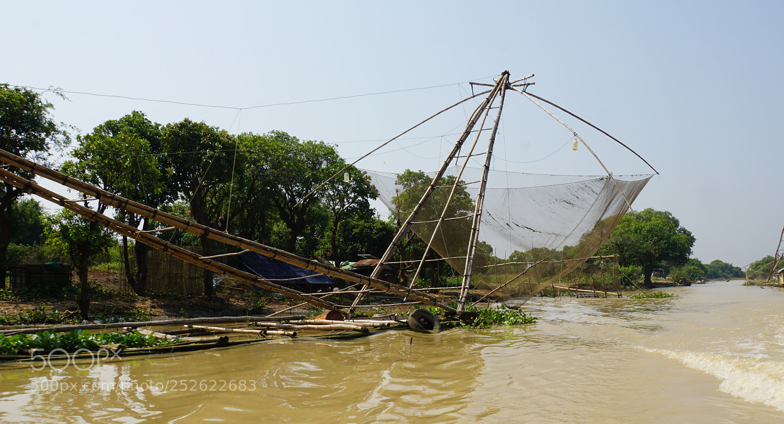 Sony a6000 sample photo. Tonle sap shrimp farms photography