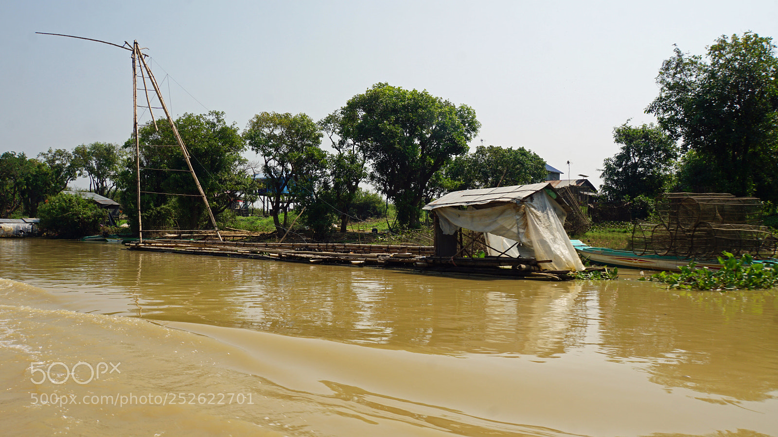 Sony a6000 sample photo. Tonle sap shrimp farms photography