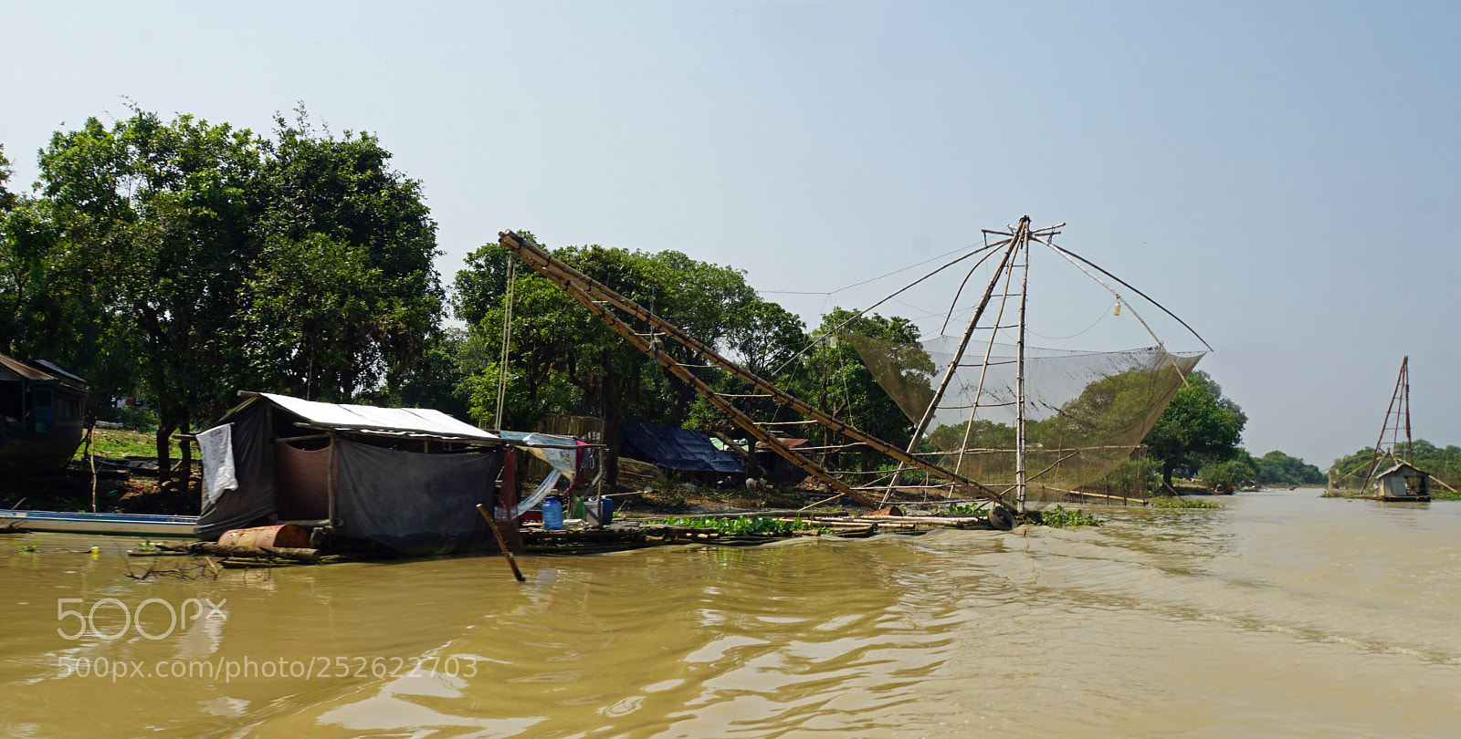 Sony a6000 sample photo. Tonle sap shrimp farms photography