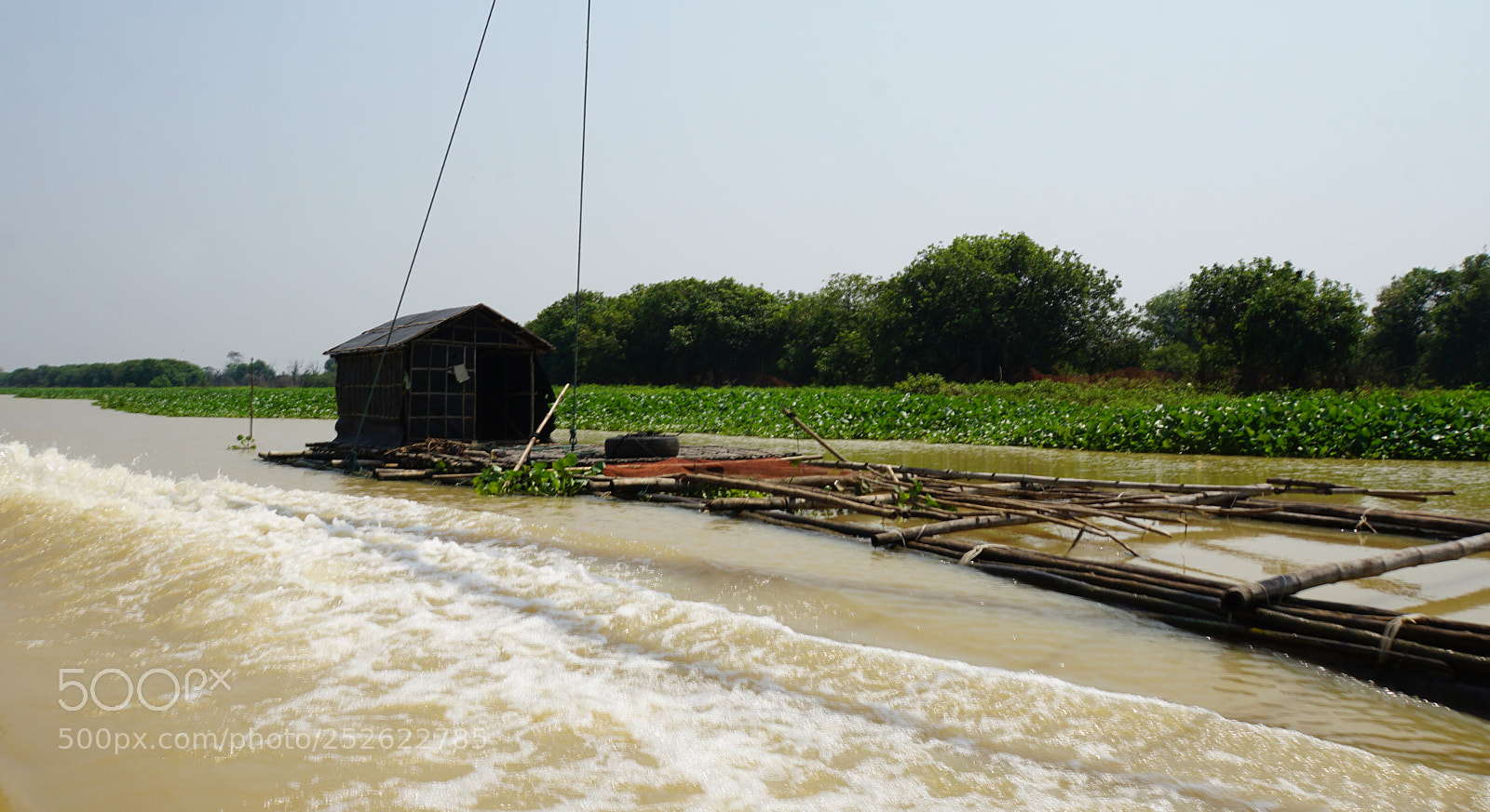 Sony a6000 sample photo. Tonle sap shrimp farms photography