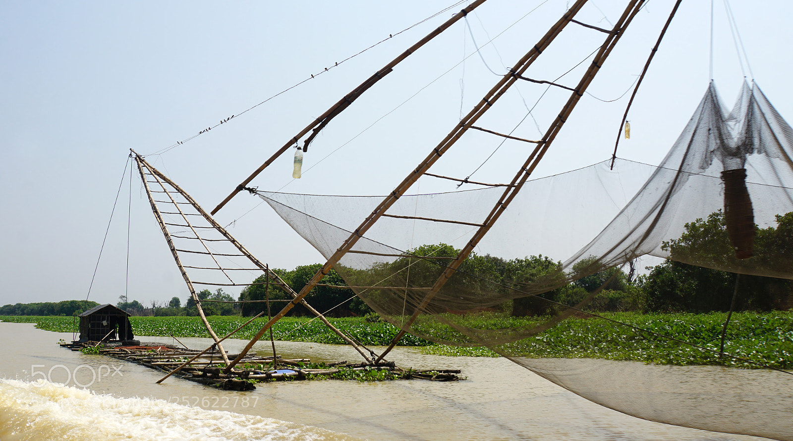 Sony a6000 sample photo. Tonle sap shrimp farms photography