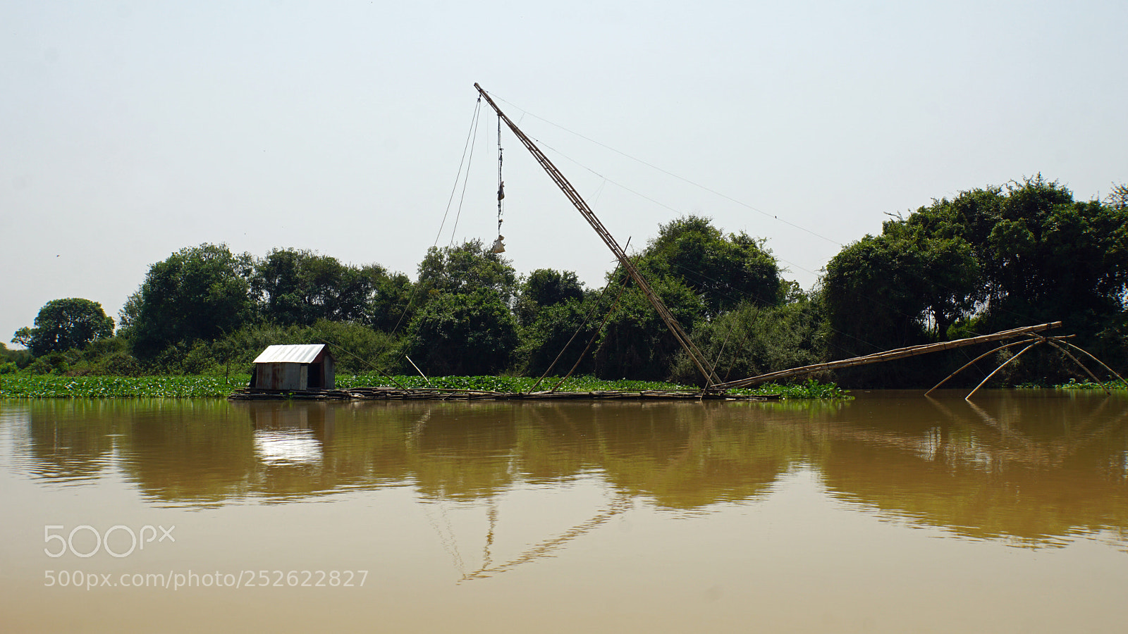 Sony a6000 sample photo. Tonle sap shrimp farms photography