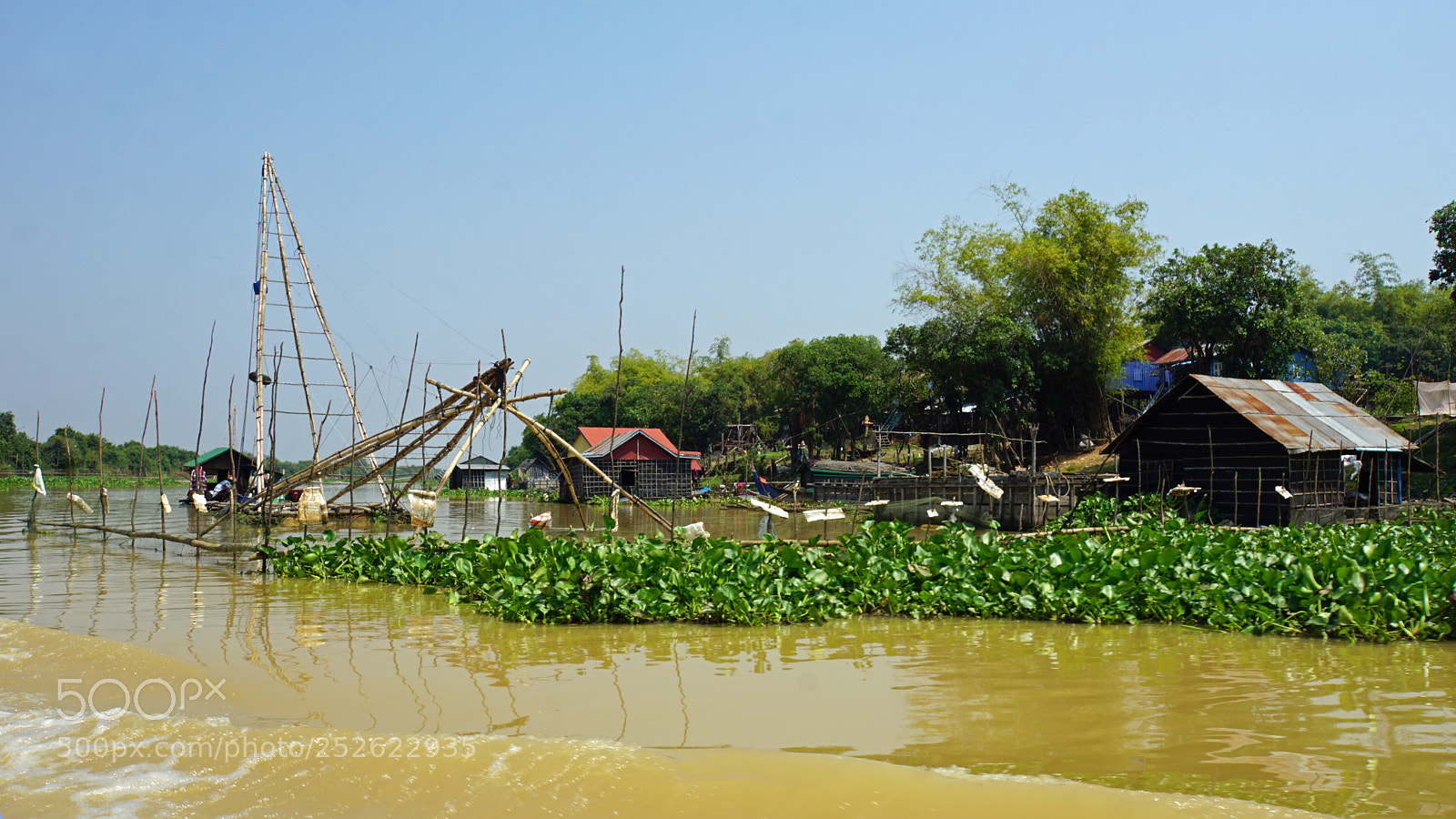 Sony a6000 sample photo. Tonle sap shrimp farms photography