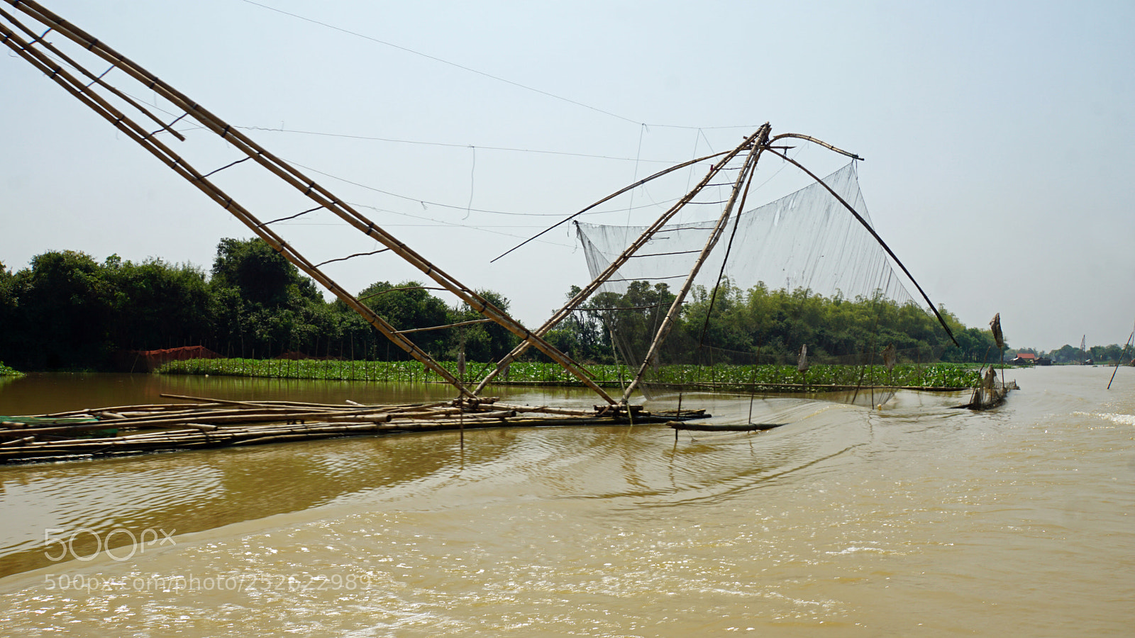 Sony a6000 sample photo. Tonle sap shrimp farms photography