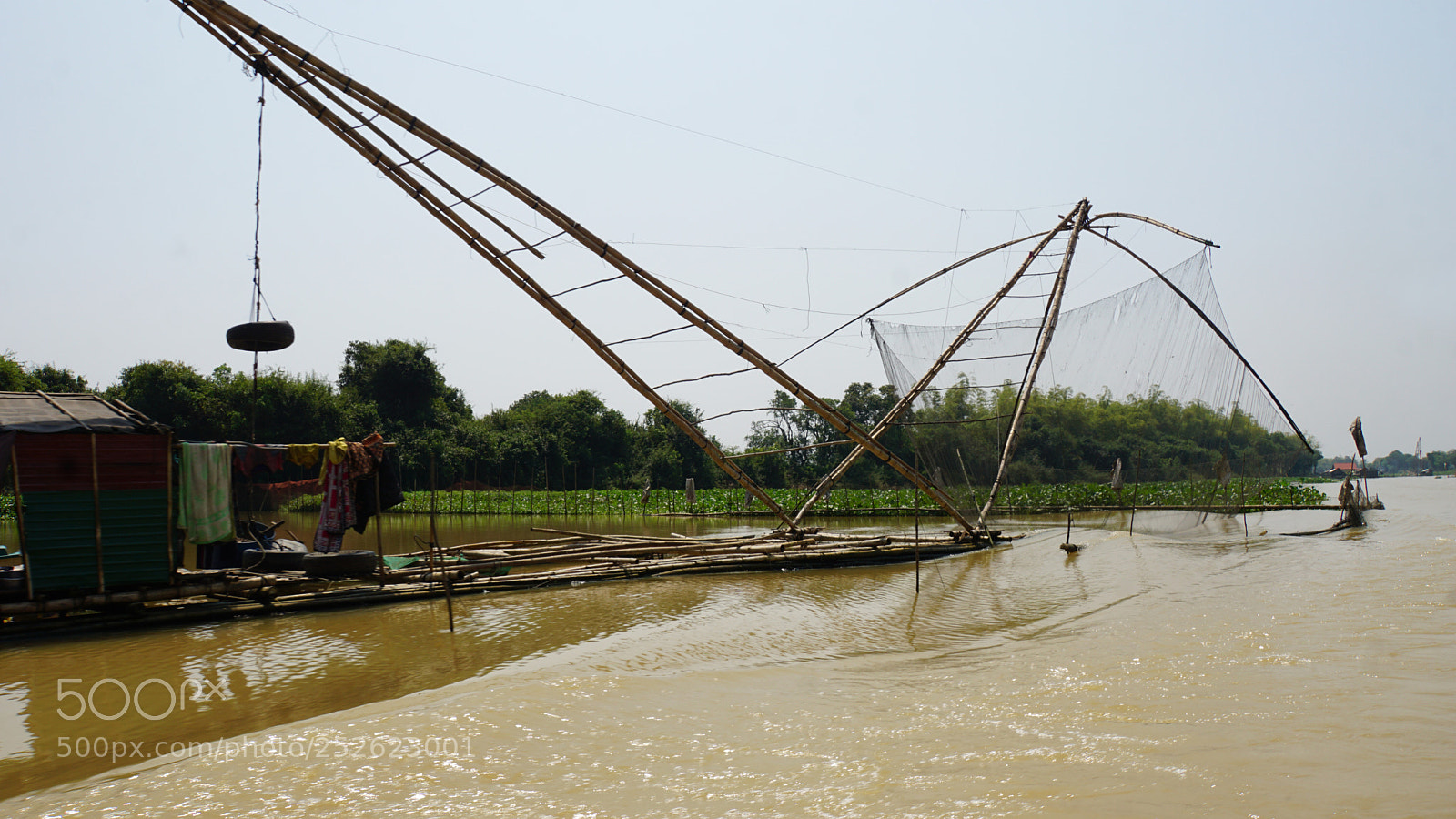 Sony a6000 sample photo. Tonle sap shrimp farms photography