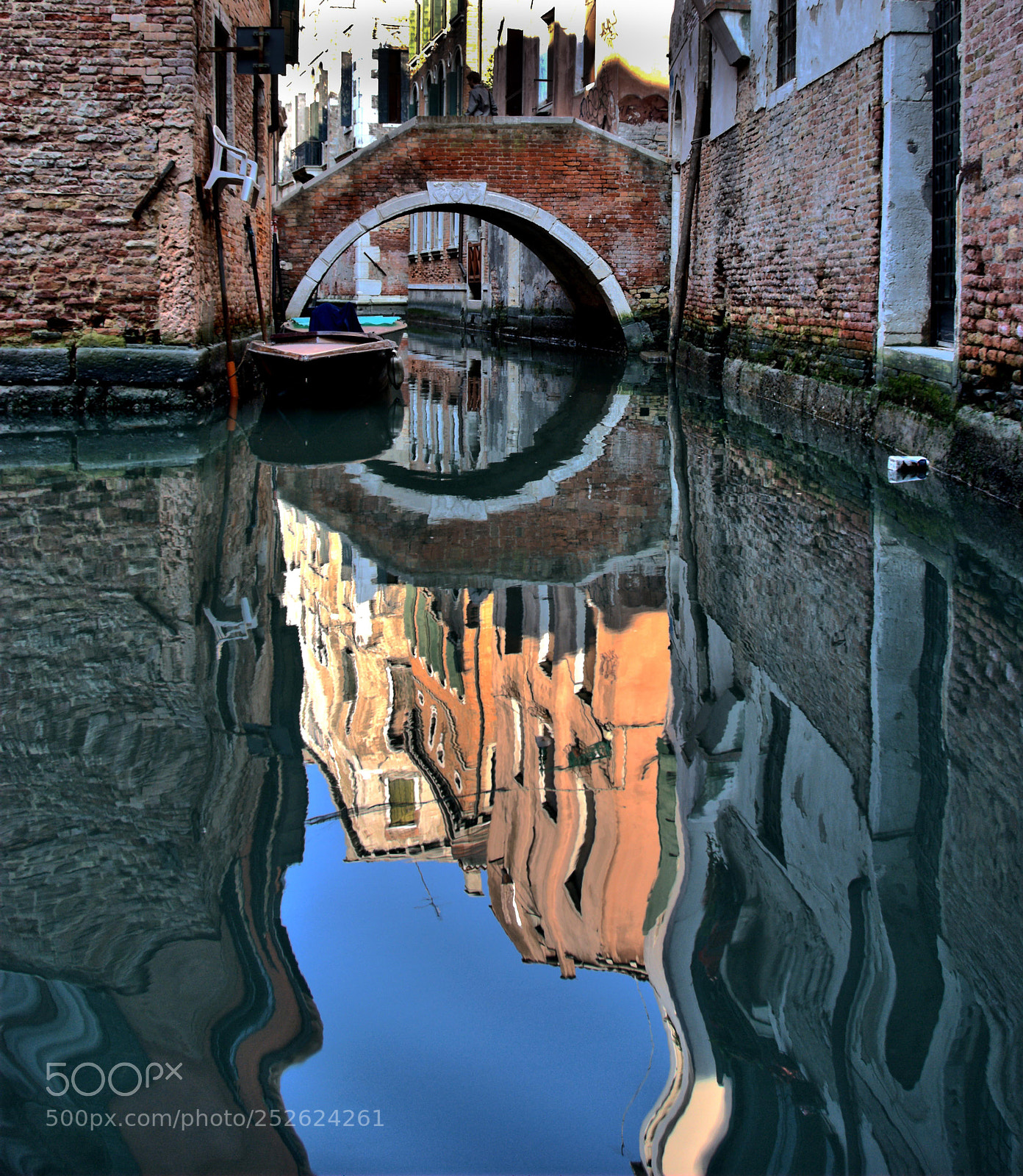 Nikon D80 sample photo. Reflections in venice photography