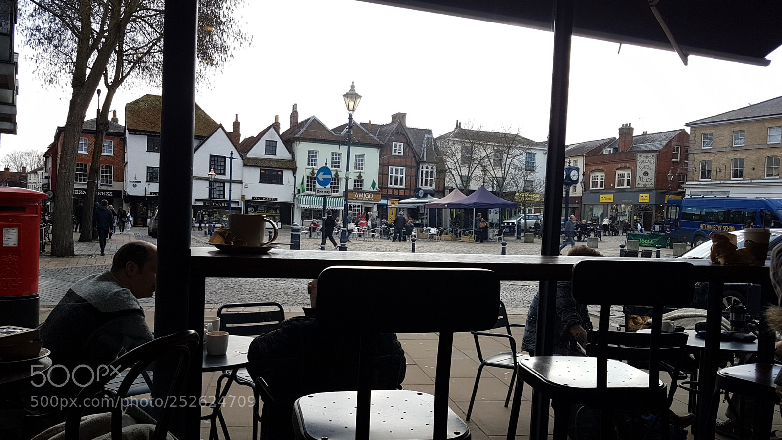 Samsung Galaxy S7 Edge sample photo. Hitchin market square from photography
