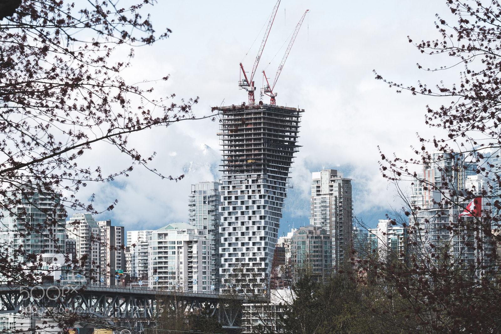 Fujifilm X-H1 sample photo. Vancouver at granville bridge photography