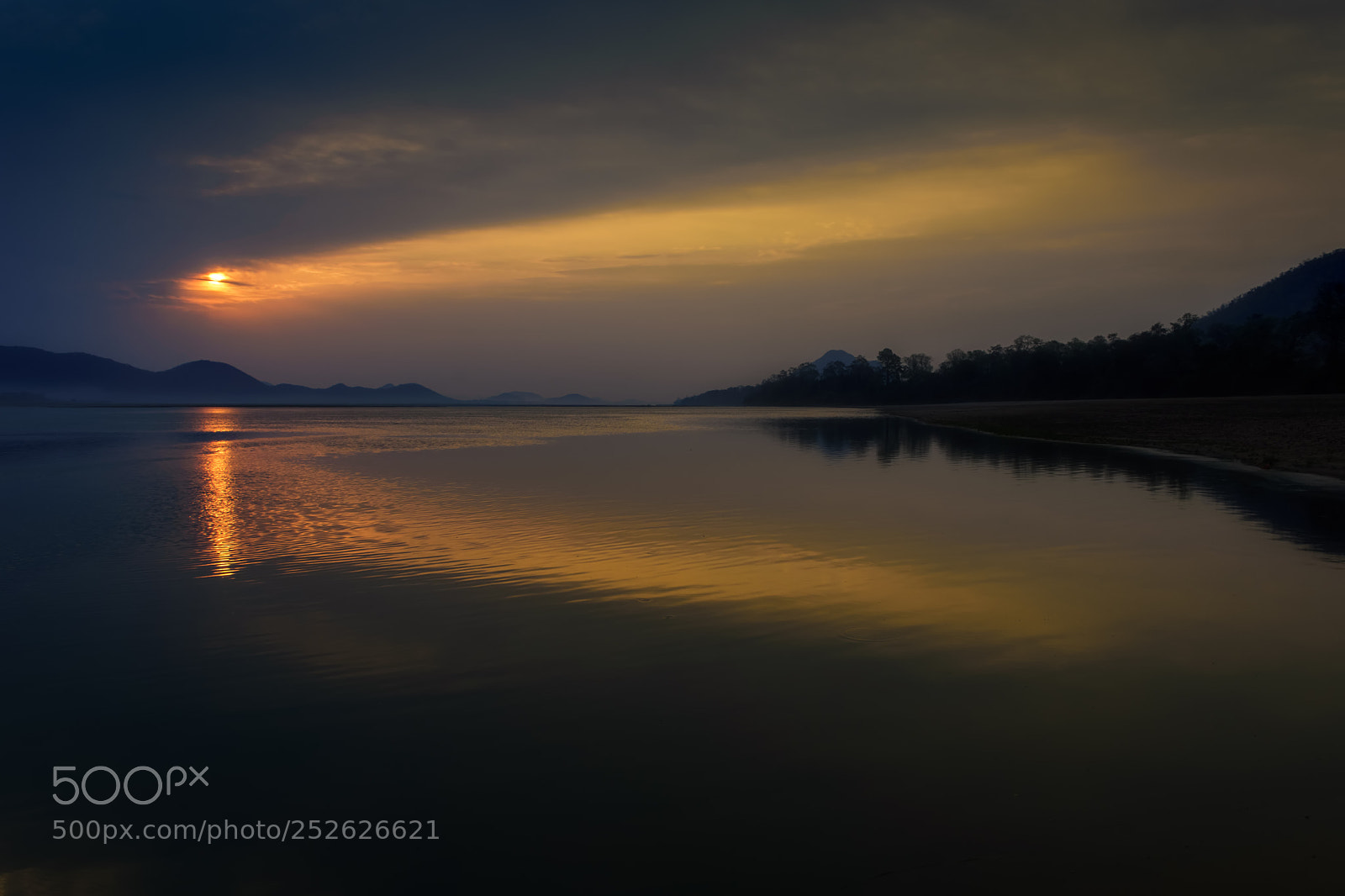 Nikon D7200 sample photo. Sunrise over mahanadi river photography