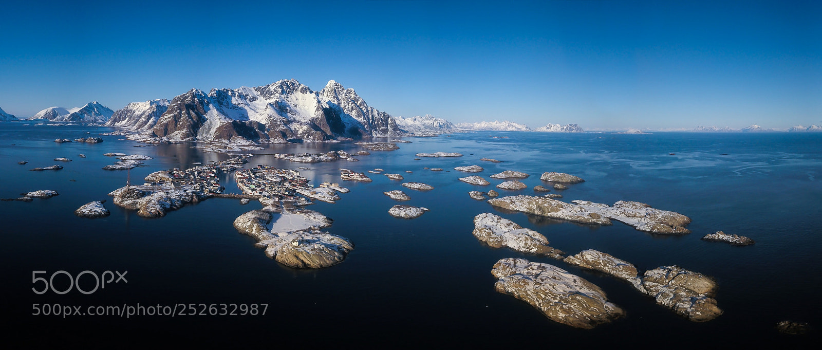 DJI FC220 sample photo. Henningsvær i lofoten photography