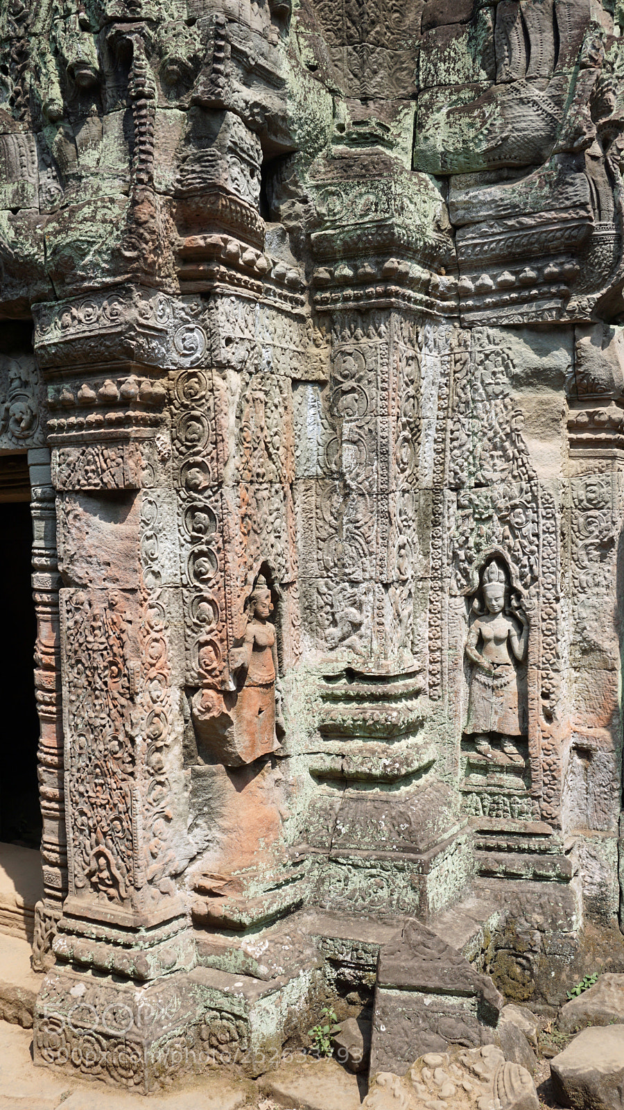 Sony a6000 sample photo. Angkor wat wall figures photography
