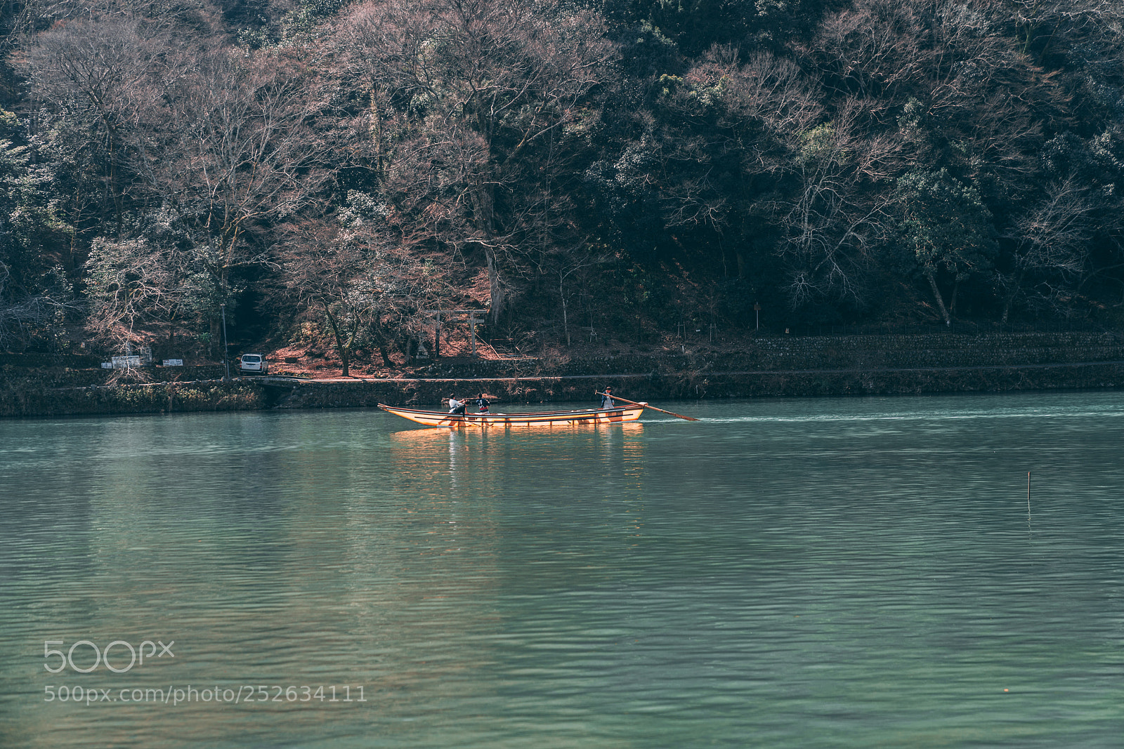 Sony a7R III sample photo. Arashiyama boating photography