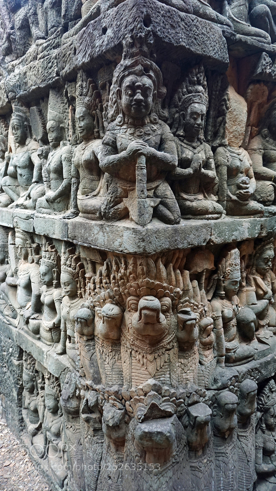 Sony a6000 sample photo. Angkor wat wall figures photography