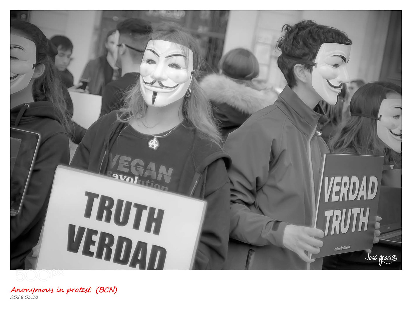 Nikon D7100 sample photo. Anonymous in protest photography
