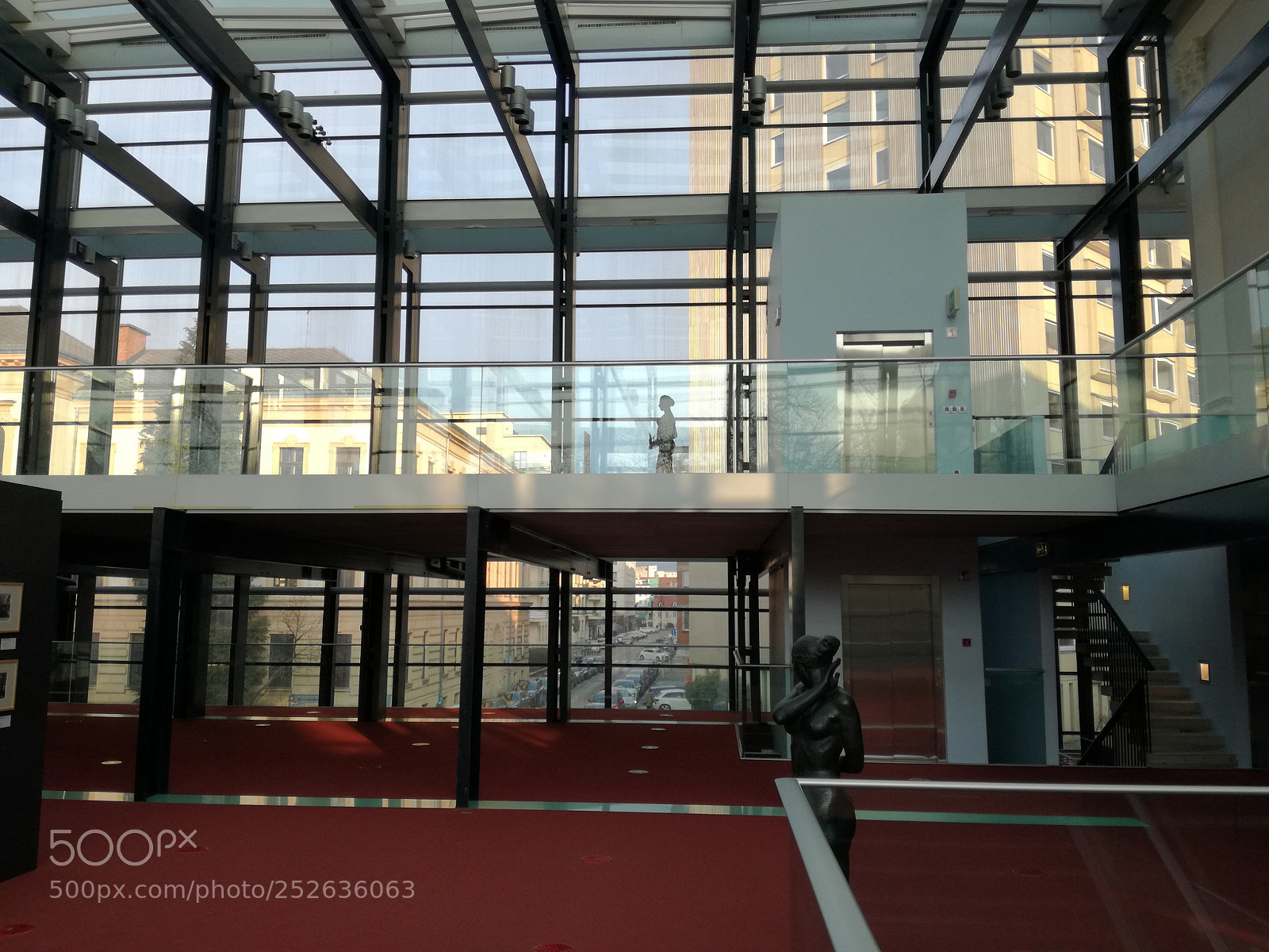 HUAWEI P9 LITE sample photo. Glass & steel photography