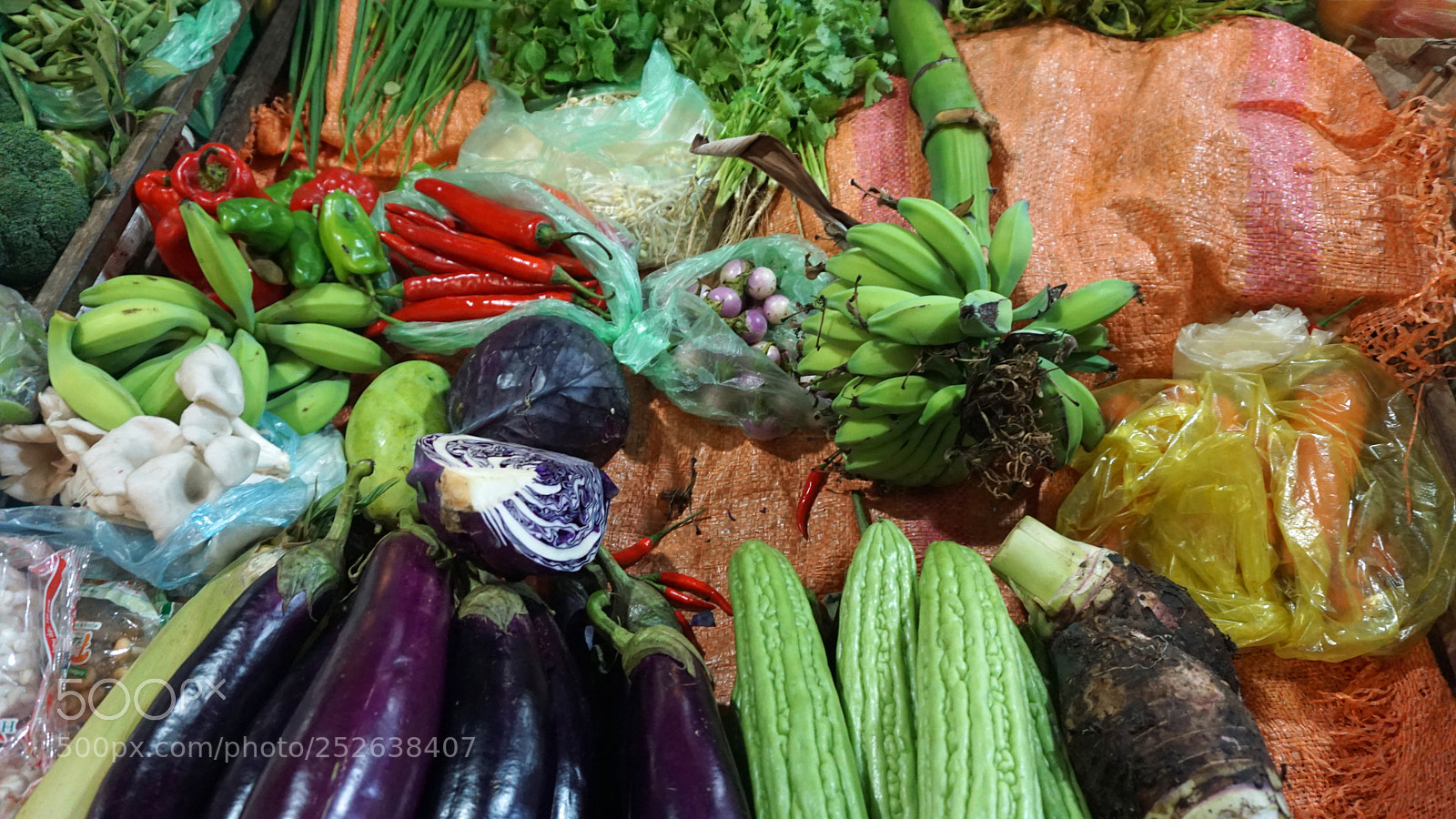 Sony a6000 sample photo. Battambang street market photography