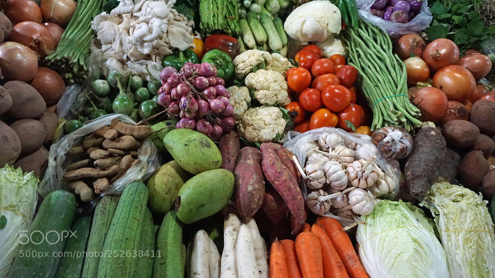 Sony a6000 sample photo. Battambang street market photography