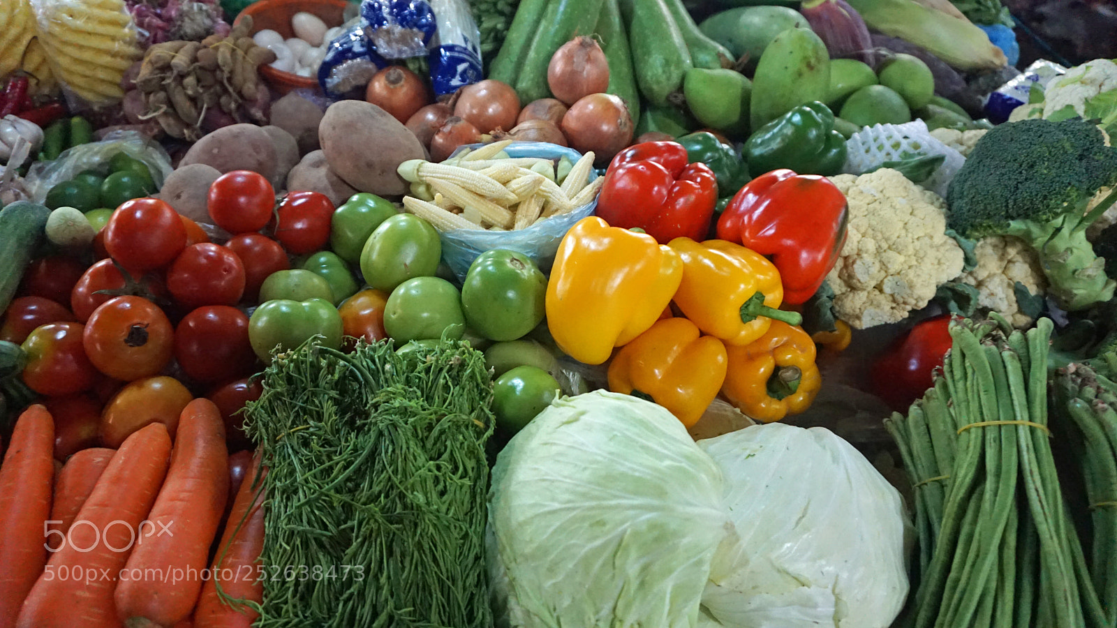 Sony a6000 sample photo. Battambang street market photography