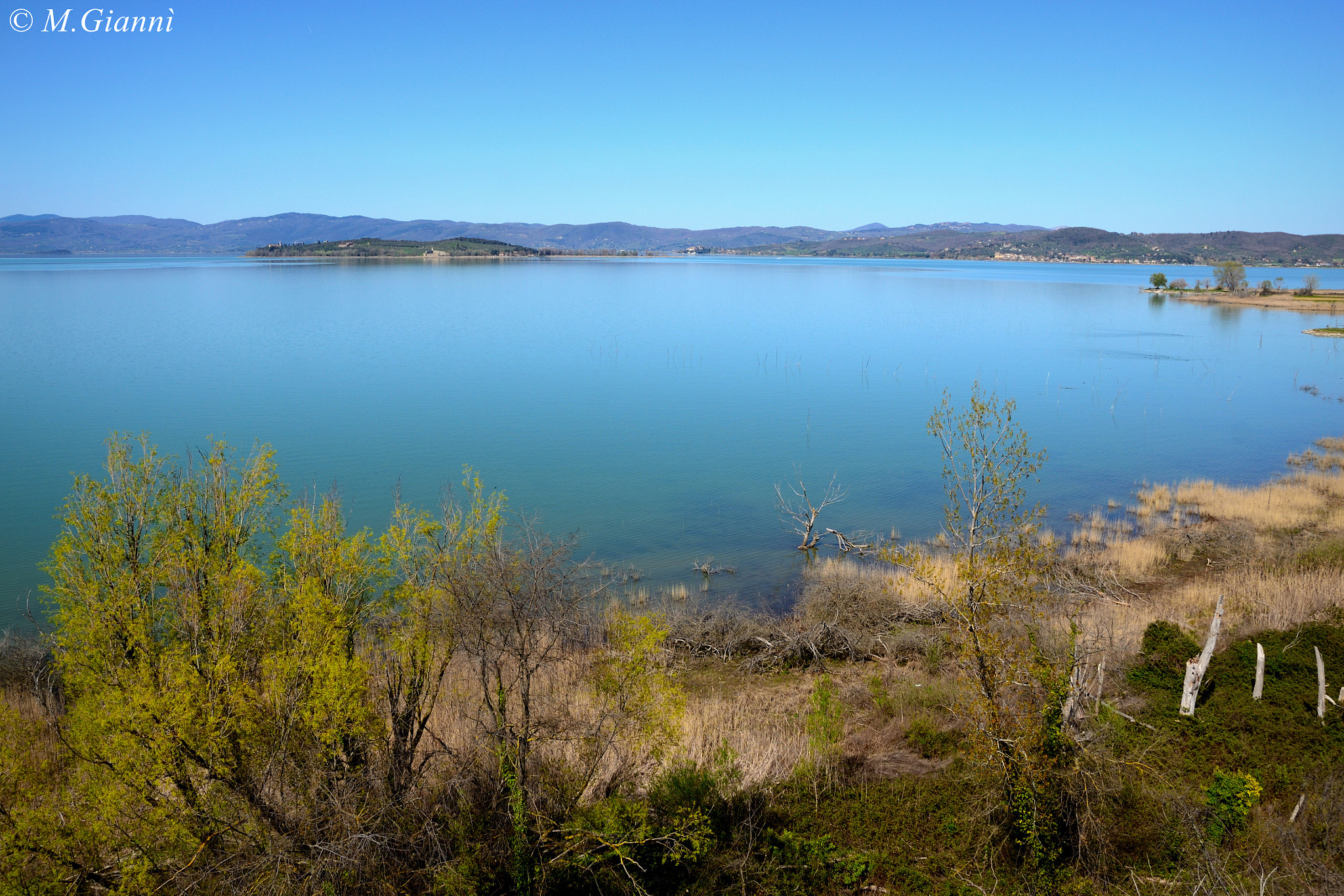 Nikon D3100 sample photo. Trasimeno panorama photography