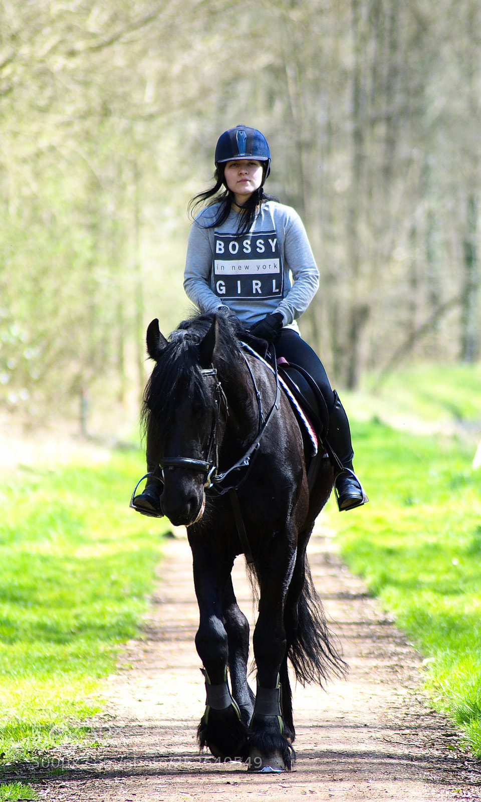 Nikon D7000 sample photo. Petra with horse photography