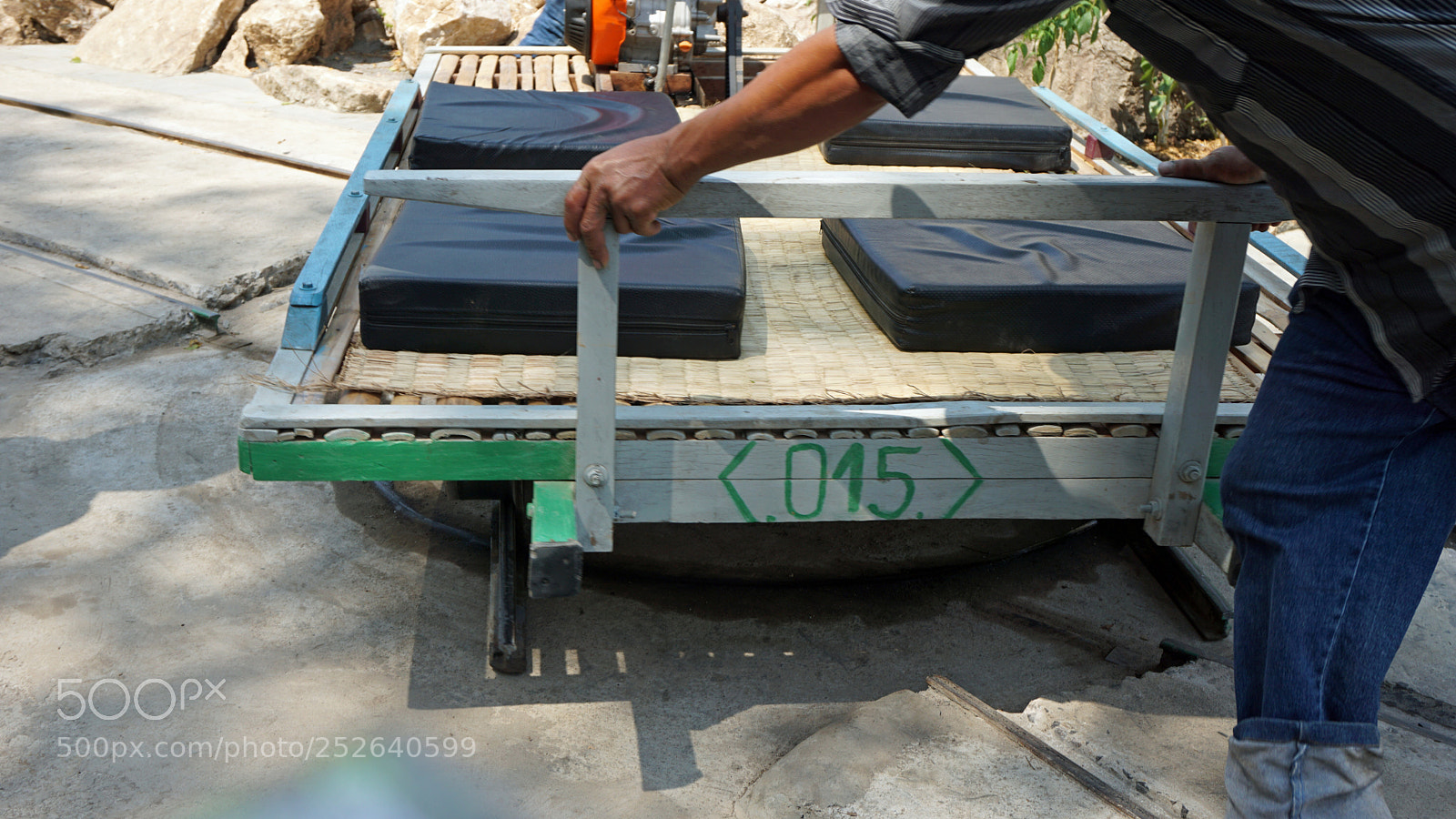 Sony a6000 sample photo. Battambang bamboo train photography