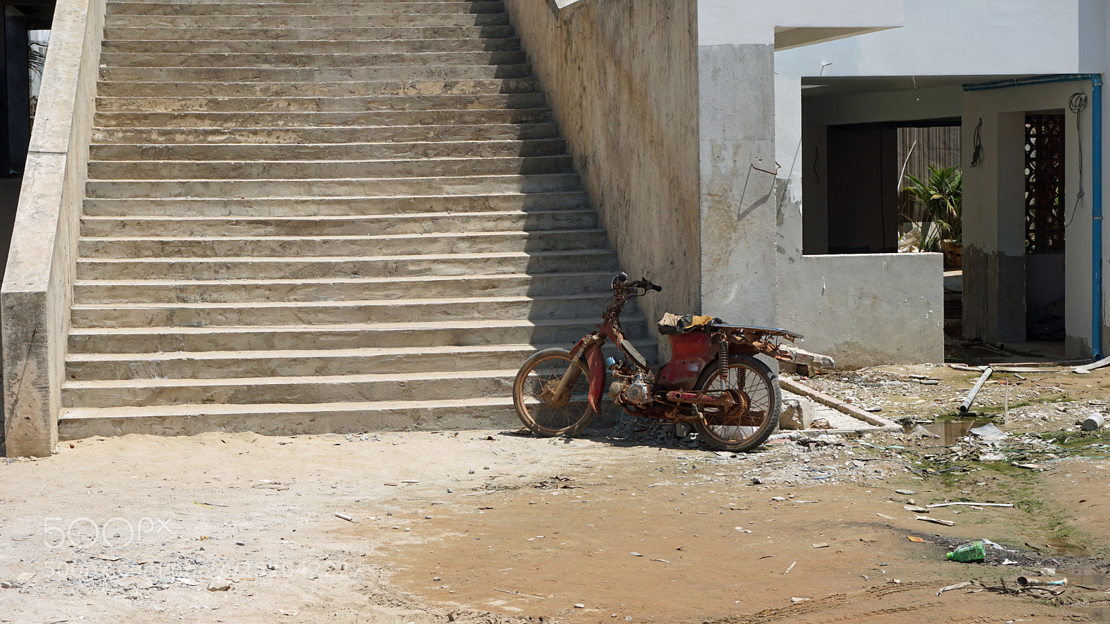 Sony a6000 sample photo. Rotten moped photography