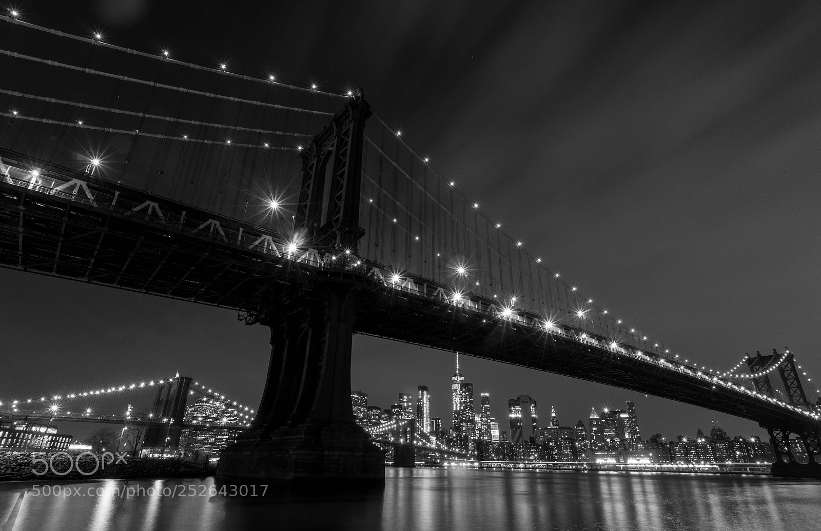 Nikon D90 sample photo. Manhattan bridge and brooklyn photography