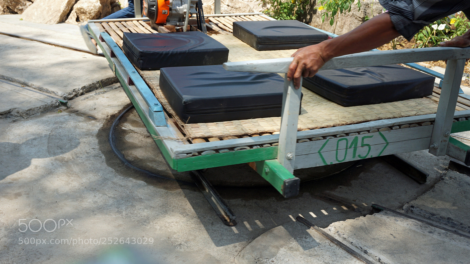 Sony a6000 sample photo. Battambang bamboo train photography