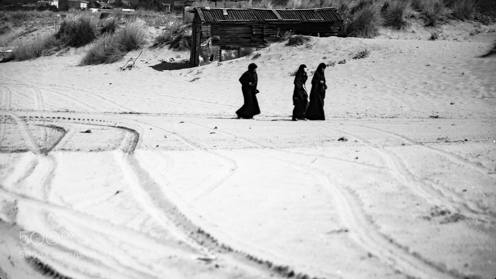 Nikon D5100 sample photo. Woman in the dunes photography
