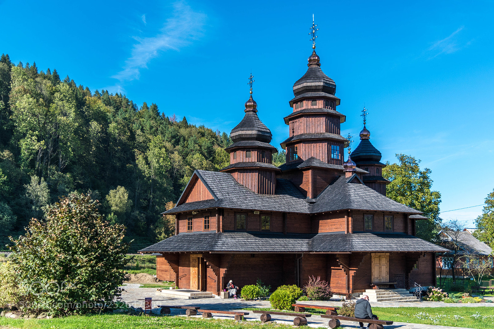 Nikon D5500 sample photo. St. elia's wooden church photography
