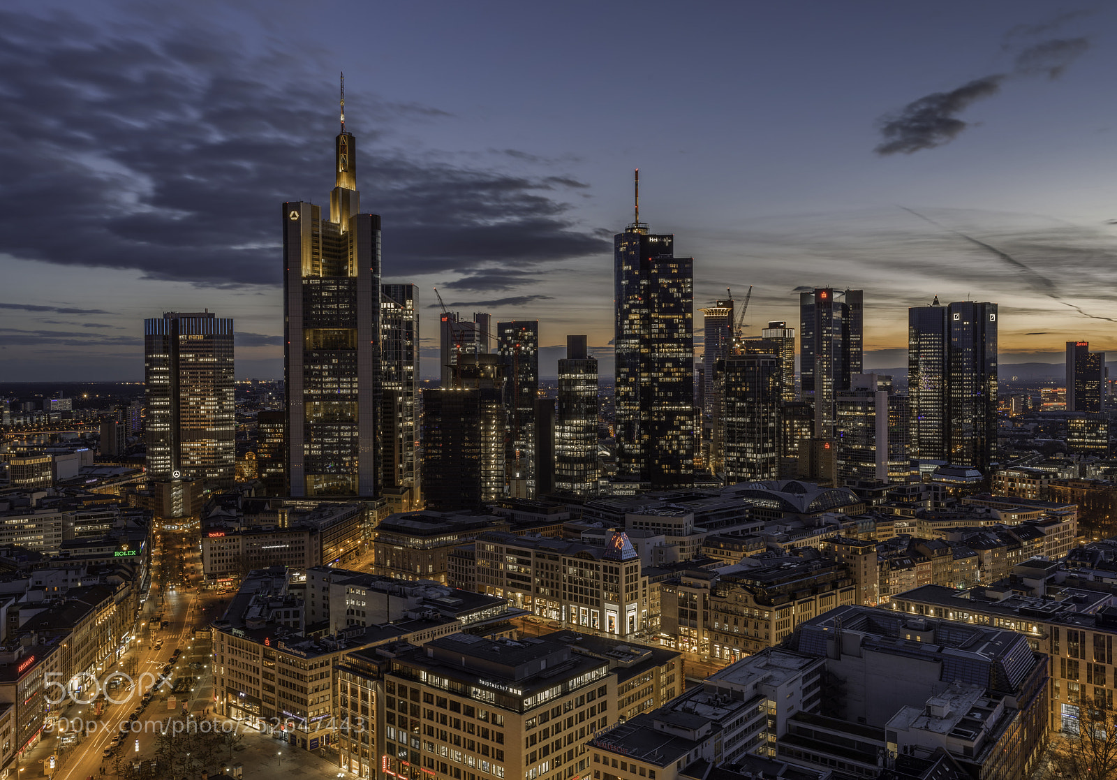 Nikon D850 sample photo. One night in frankfurt photography