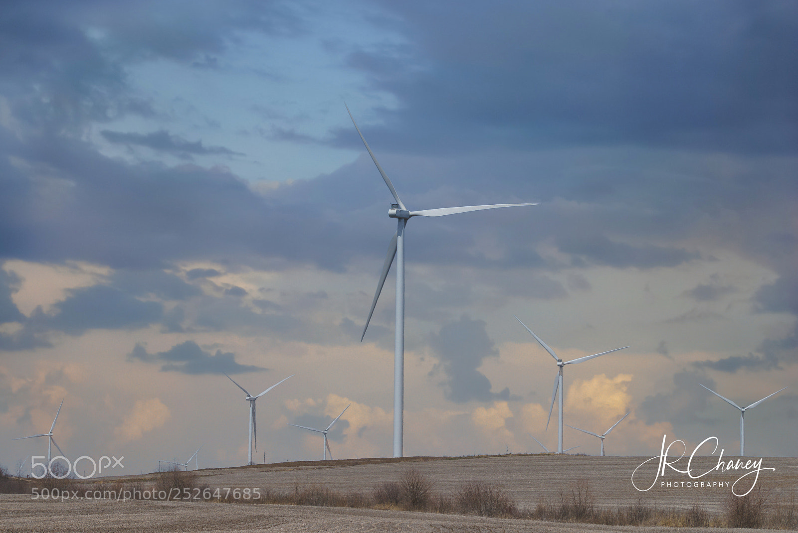 Sony Alpha DSLR-A850 sample photo. Tarkio windfarm photography