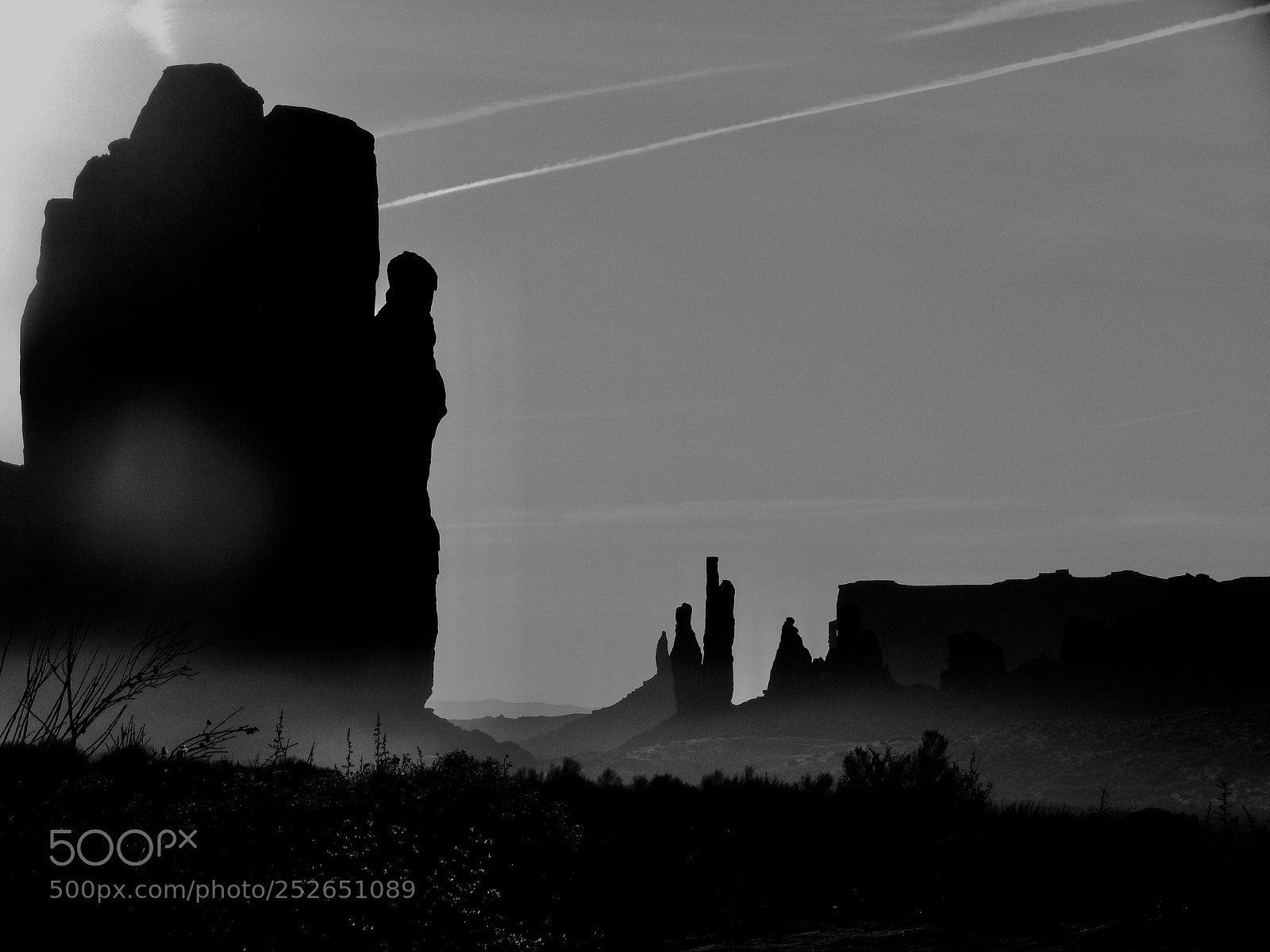 Nikon Coolpix L830 sample photo. Silhouette monument valley photography