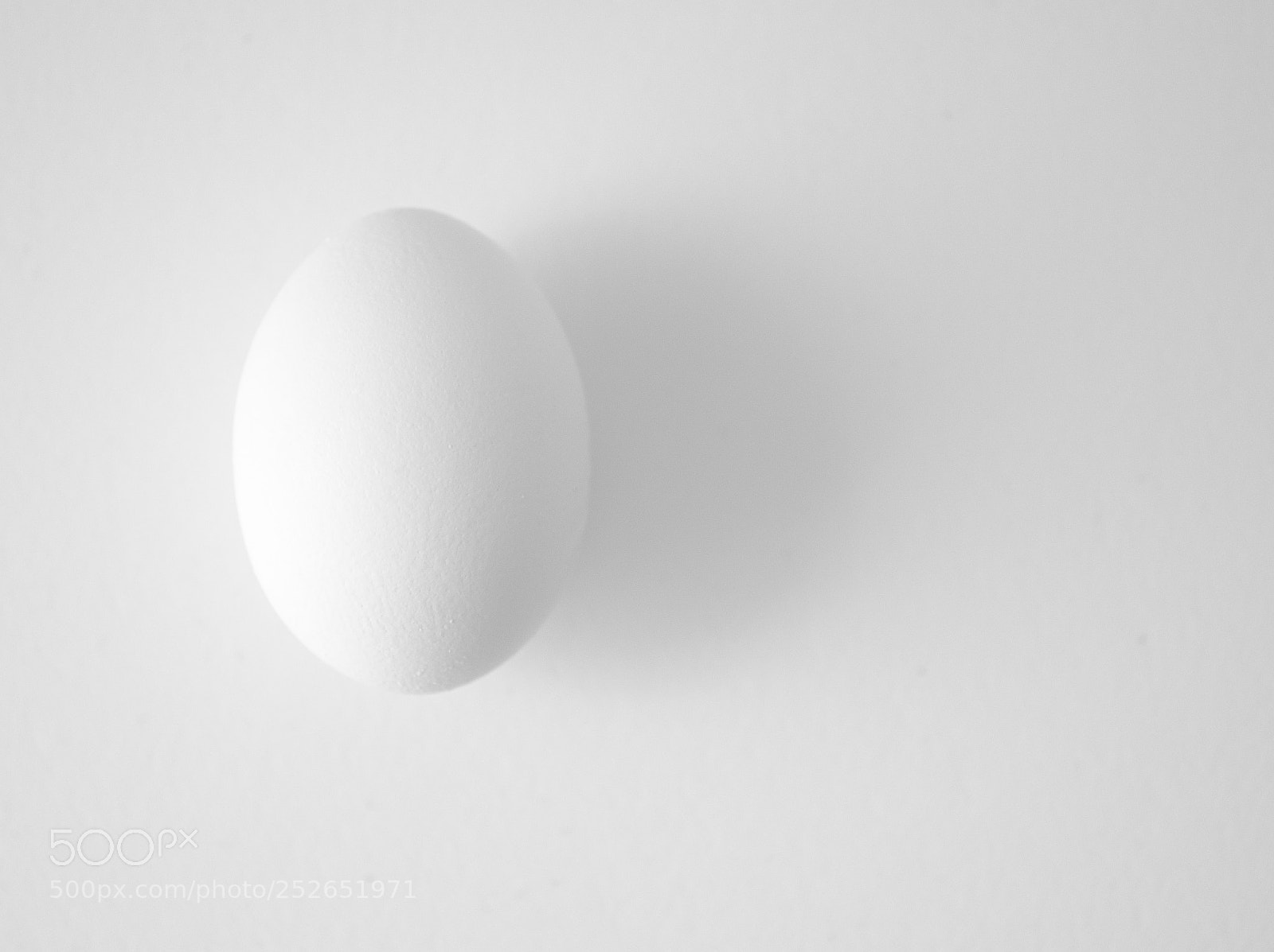 Olympus OM-D E-M10 sample photo. White egg on white photography